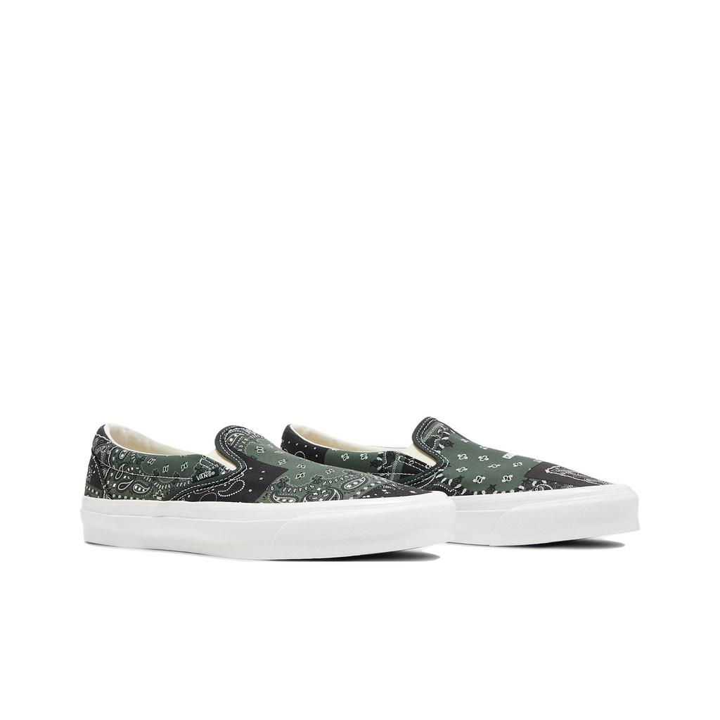 Kith x Vans Vault OG Classic Slip-On LX Bandana - Scarab Унисекс Кроссовки Зеленые VN0A45JK6CF