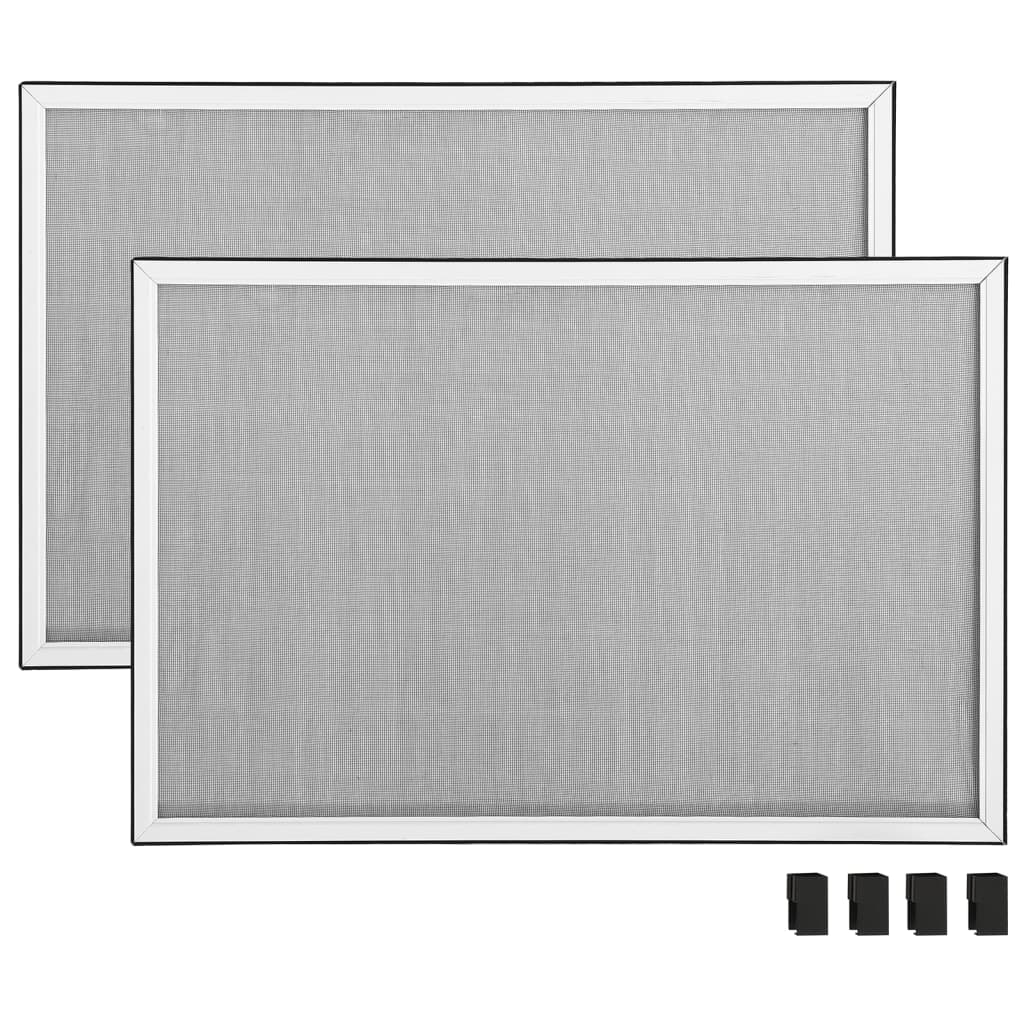 Extendable Window Insect Screen White (75 143) * 50 cm