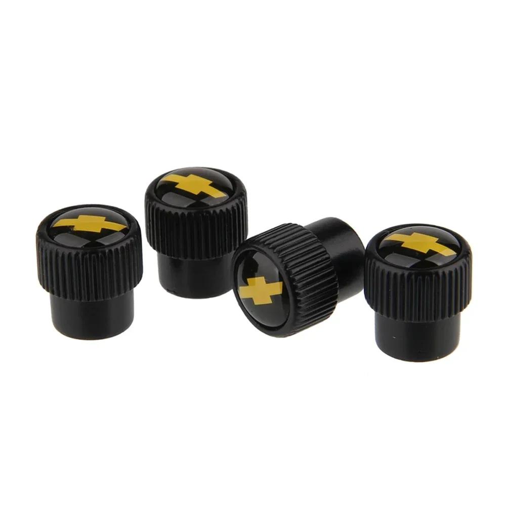 4PCS Car Tire Valve Caps Wheel Modified Covers for Chevrolet Orlando Captiva Trax Cruze Malibu Spark Lacetti Sail Silverado YG1