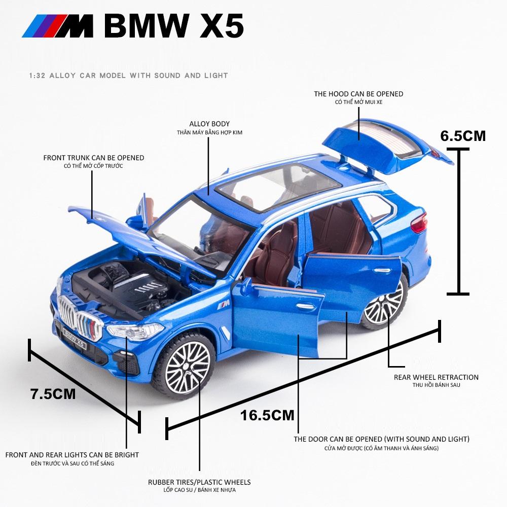 BMW X5 xDrive40 Городской внедорожник Симуляция Литые и Игрушечные транспортные средства Звуки и Свет Инерционная машина 1:Модель коллекции 32 сплава