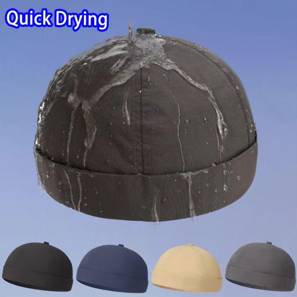 Mesh Beanie Hat Lightweight Docker Cap Fashion Brimless Hat Outdoor Daily