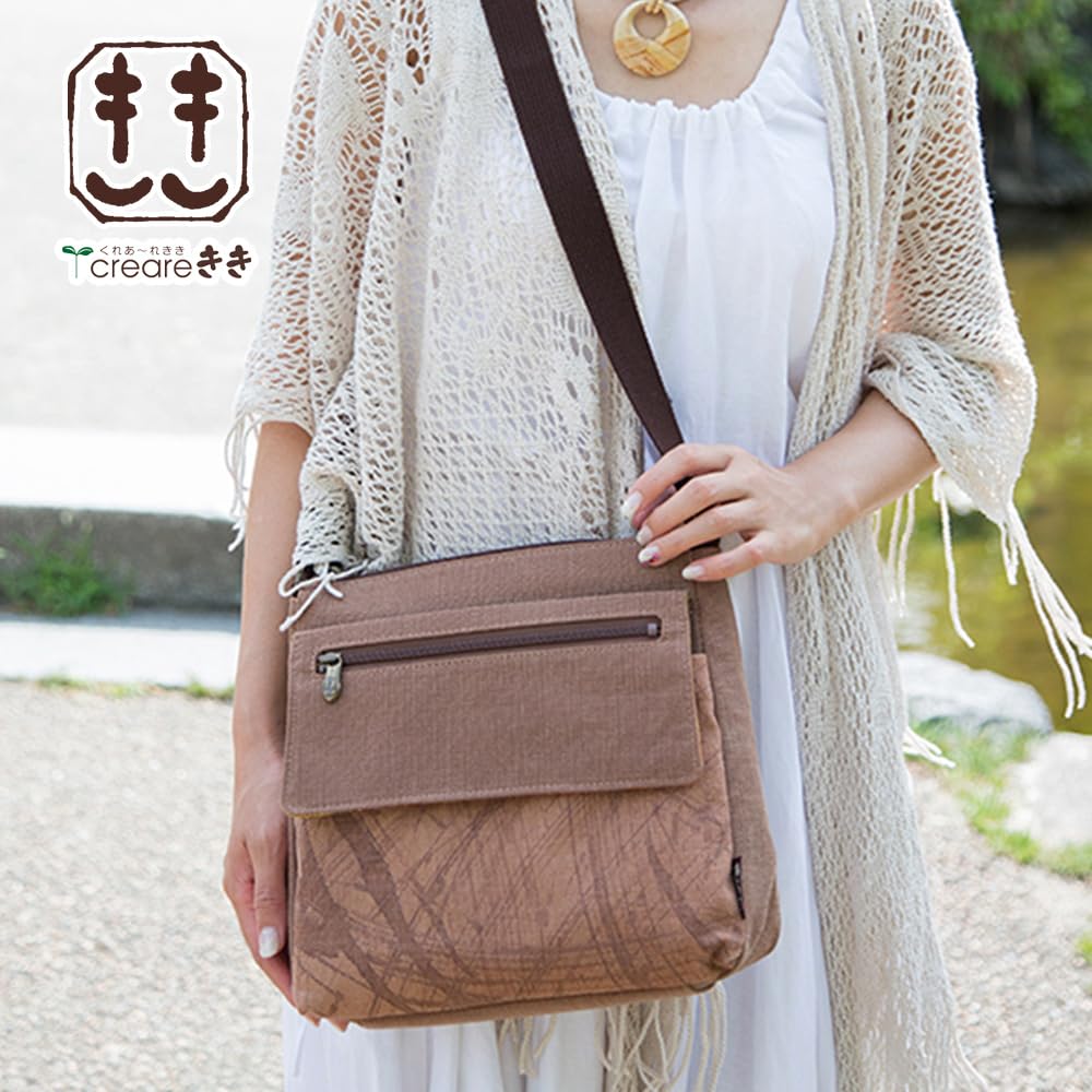 Сумка через плечо из японского тела Persimmon Shibu, много дней рождения [creareki] женская сумка, сумка, легкая, Япония, окрашенная, одежда, сумка, Yamaboshi,