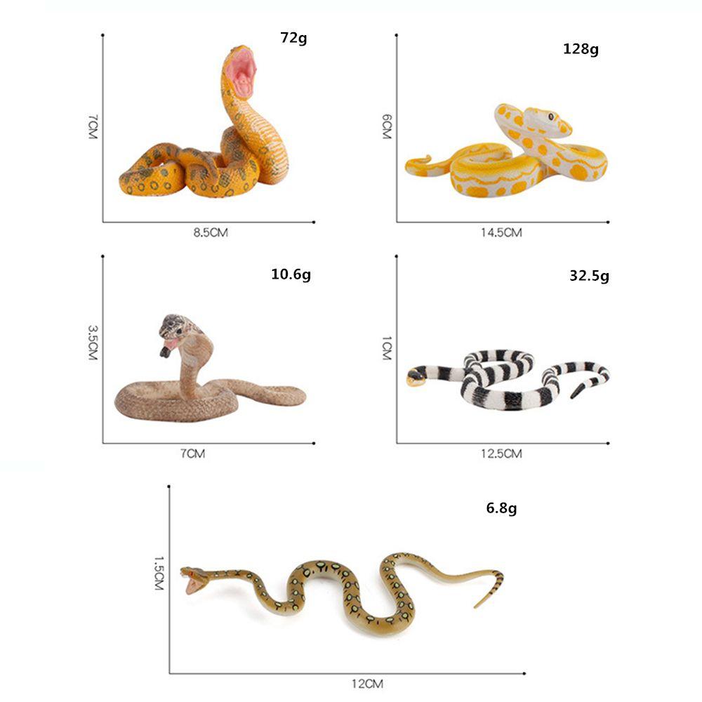 Prank Props Scared Mischief Simulation Snake Snake Toys Rubber Snake Figure Animal Model