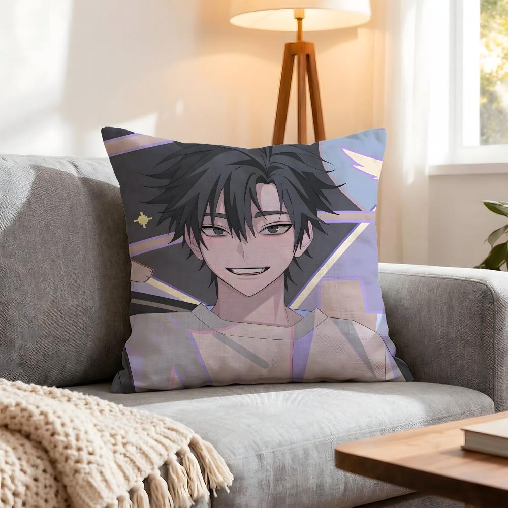 Anime Link Click Cushion Cover 1Pcs Decorative Covers Soft Cushion Case For Sofa Couch Decor 40X40 45X45 Pillowcases