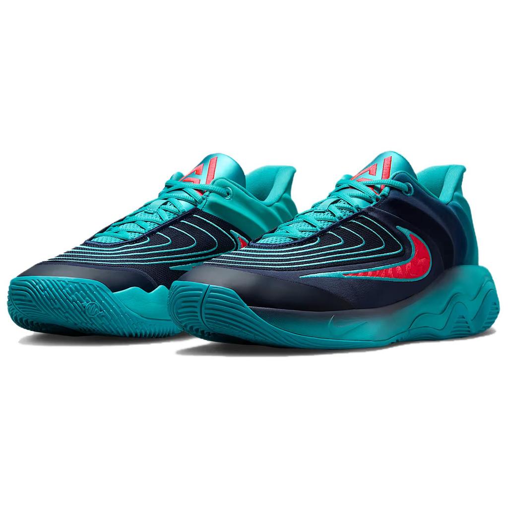 Nike Giannis Immortality 4 EP Dusty Cactus Bright Crimson Men Sneakers Teal Obsidian FQ3681-302