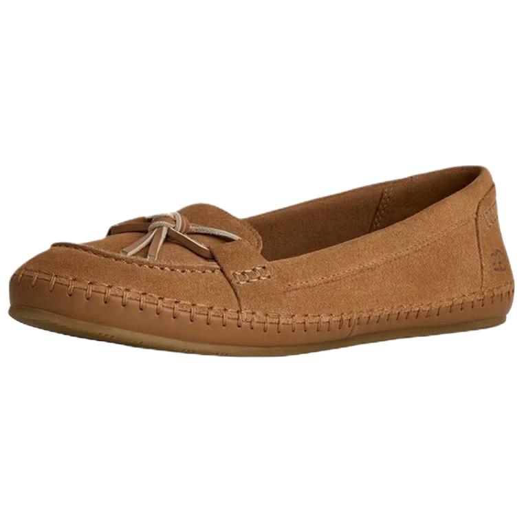 UGG Модные Простые Повседневные Туфли-Слипоны Женские Обувь Каштановый 1178870-CHE