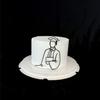 Doctorial Hat Graduation Party Cake Toppers Doctor's Acrylic Cake Decoration