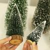 Small Christmas Tree Office Window Desktop Fake Pine Trees DIY Photo Prop Window Xmas Pine Ornaments New Year Decor Gifts JoomZL