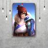 mei overwatch Vintage Metal Tin Signs Posters Decor Retro Metal Plaque Wall Art Decor for Garage Bar