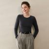 Autumn & Winter Women's 100% Cashmere Round Neck Loose Knit Pullover Sweater