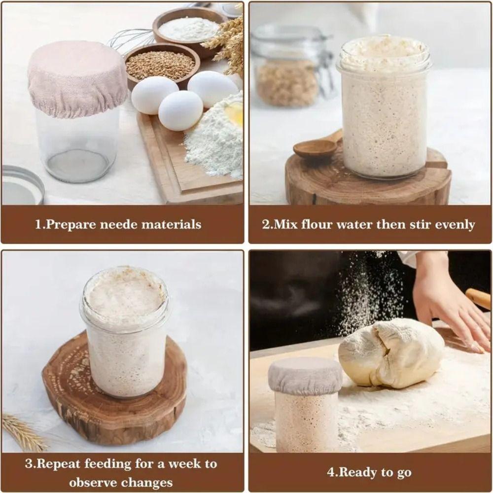 1/2 шт. многоразовые пылезащитные чехлы из хлопчатобумажной ткани, крышки из ткани для ферментации и сыра, подходят для банок с горлышком от 8 до 10 см