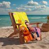 Ultra-Soft Beach Towel with Ms. Rachel Theme,Ideal for Pool - Camping, Diving - Perfect Travel Essential, Vibrant Beach Towel.