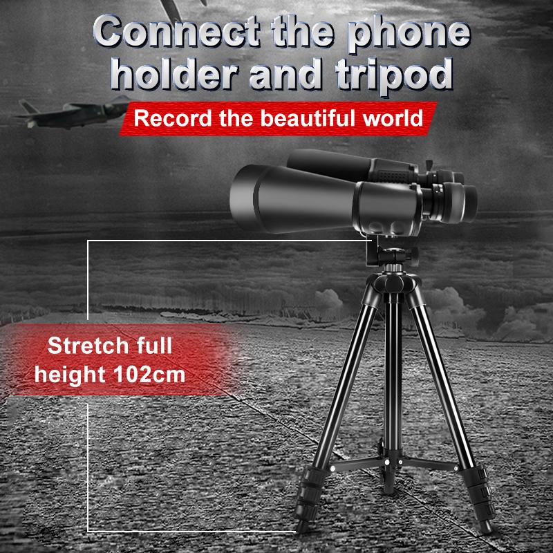 Бинокли телескопы 10-380x зум 1000 м Hd бинокулярный телескоп дальнего действия с ночным видением водонепроницаемый