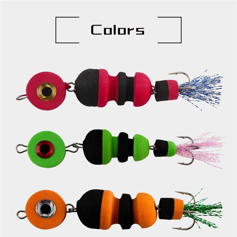 Приманка FISH King Man Мягкая приманка из пенопласта Приманка для плавания Wobble Low Parker Свинцовая приманка Насекомое Искусственная рыболовная приманка