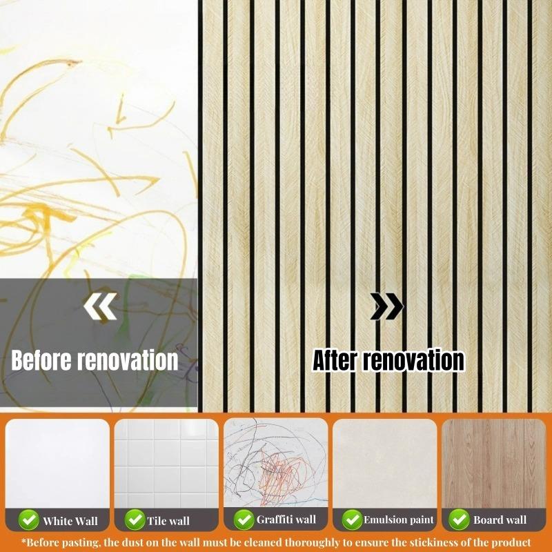 Пенопластовые решетки Настенные наклейки Фон для стены Декор стены Обои Толстые XPE Древесная текстура Отклей и наклей Обои Ремонт дома