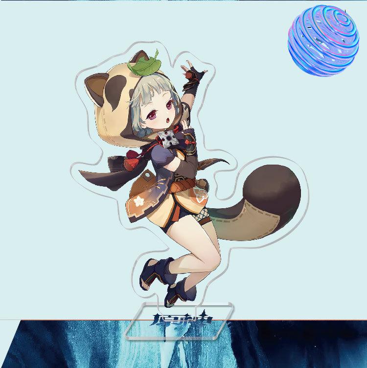 Anime Game Genshin Impact Peripheral Acrylic Cosplay Character Hero Theme Stand Acrylic Figure Stand Model Plate Desk Decor Ornament Gift
