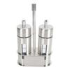 2pcs/3pcs/4pcs Base Stand Vinegar Cruet Set 80ml Salt Shaker Set  Home Kitchen