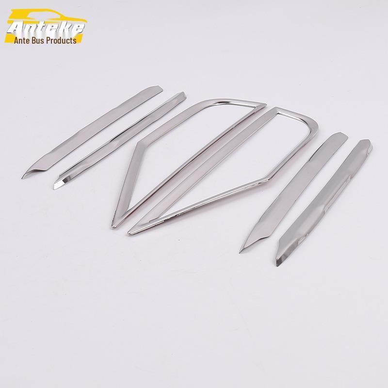 Stainless Steel Fog Light Trim for 18 Tiguan – Decorative Car Accessories