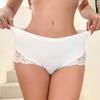 Хлопковое нижнее белье для женщин, сексуальные кружевные эластичные трусики-хипстеры, трусики-бикини с высокой посадкой и бесшовной мягкой чашкой