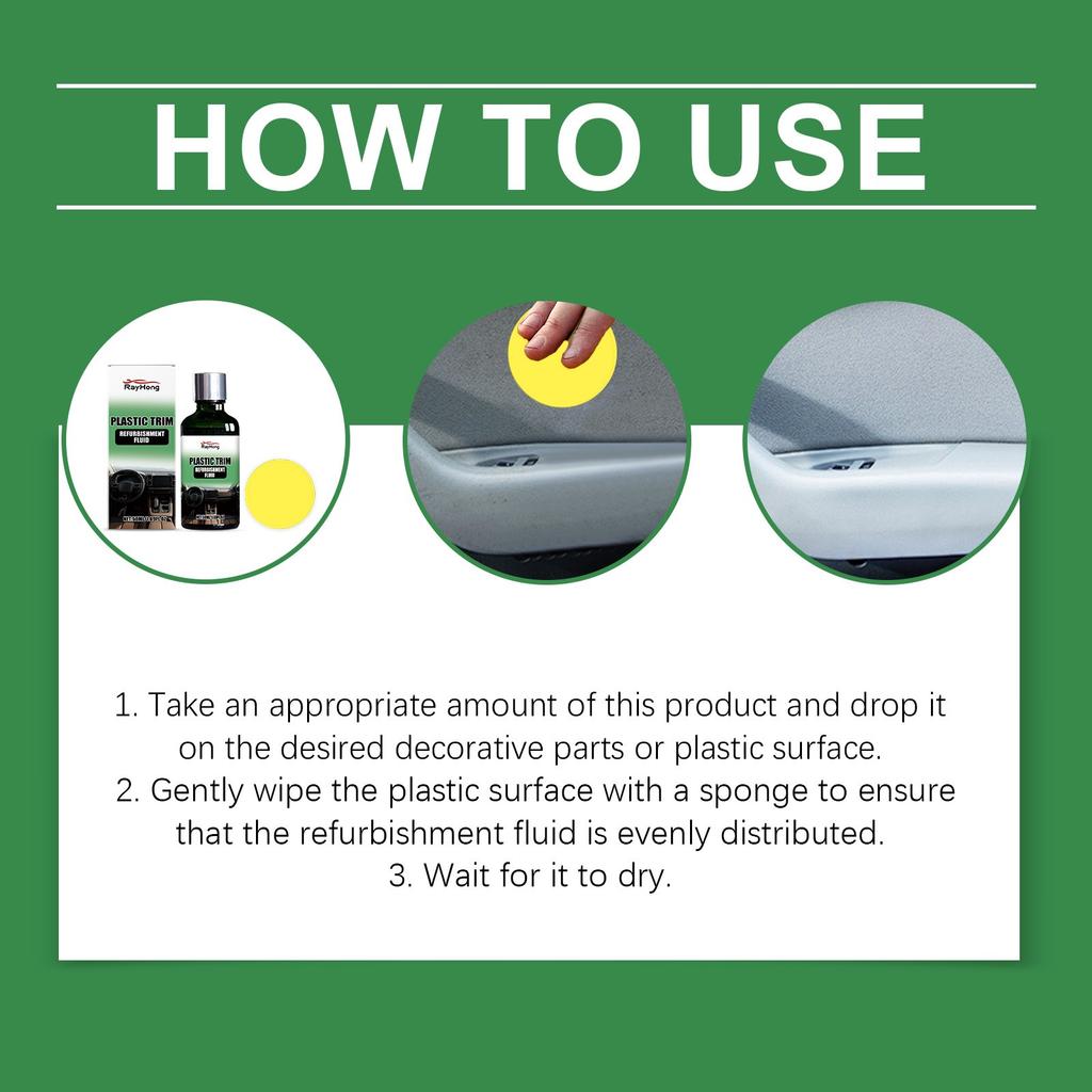 Car Interior Dashboard Polishing Cleaner, Maintenance, Decontamination, Stain Removal, And , Car Cleaning Agent 50ml