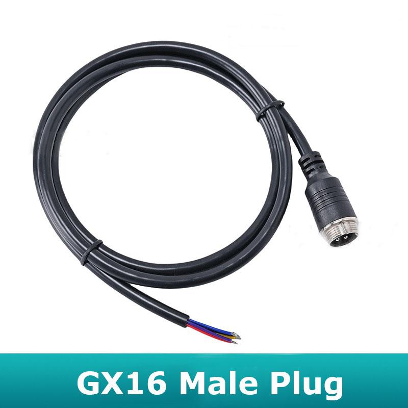 Разъем GX16 Штекер Розетка 1м 2м 3м Кабель Провод M16 Разъем Питания 2 3 4 5 6 7 8 9 10 Контактов Авиационный Штекер Розетка Провод Мотора Электросамоката