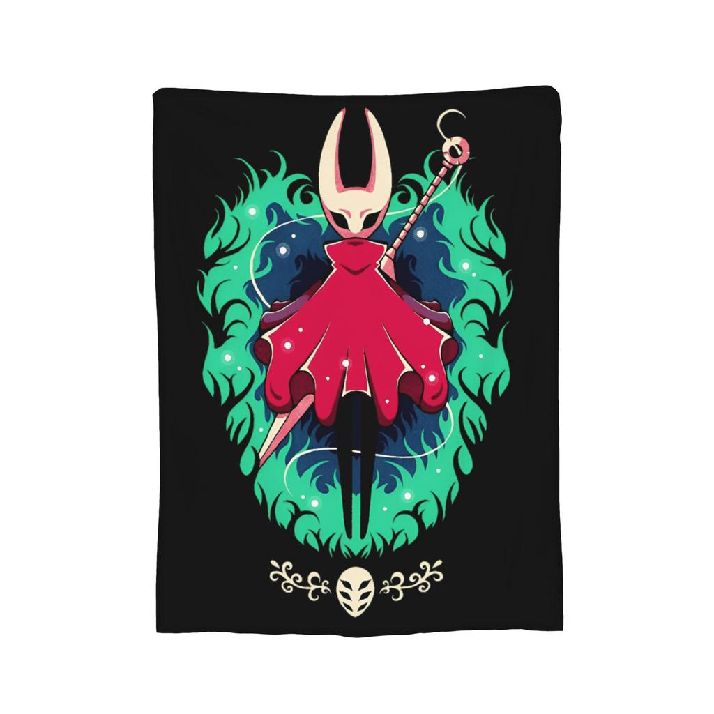Hollow Knight Silksong Hornet Blanket Fleece Decoration Breathable Super Soft Throw Blanket for Sofa Bedroom Plush Thin Quilt