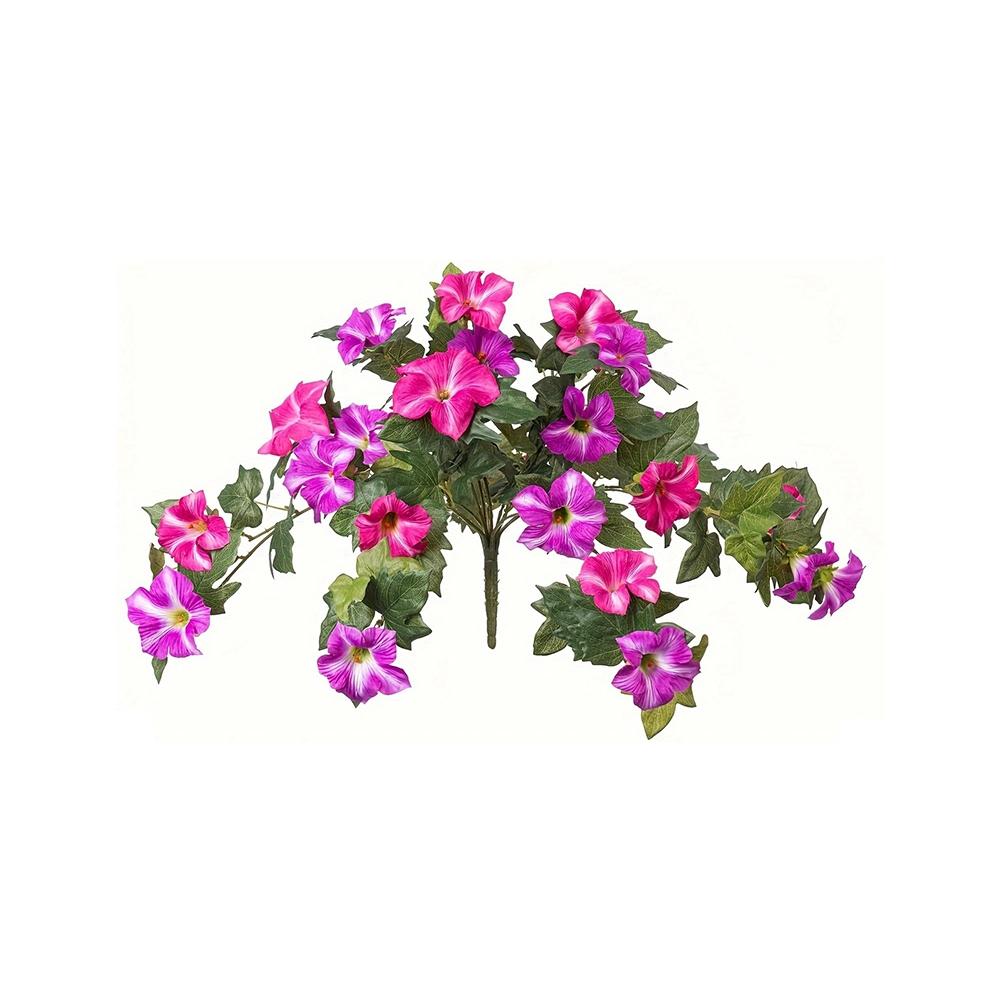 All-Weather Durability Artificial Flowers Faux Petunias UV Resistant Flowers