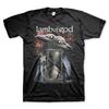 LAMB OF GOD CD LGO ДВЕ ГОЛОВЫ ПЕСОЧНЫЕ ЧАСЫ Официальная ФУТБОЛКА 2X Новые предзнаменования пепла дворцы Унисекс Футболка