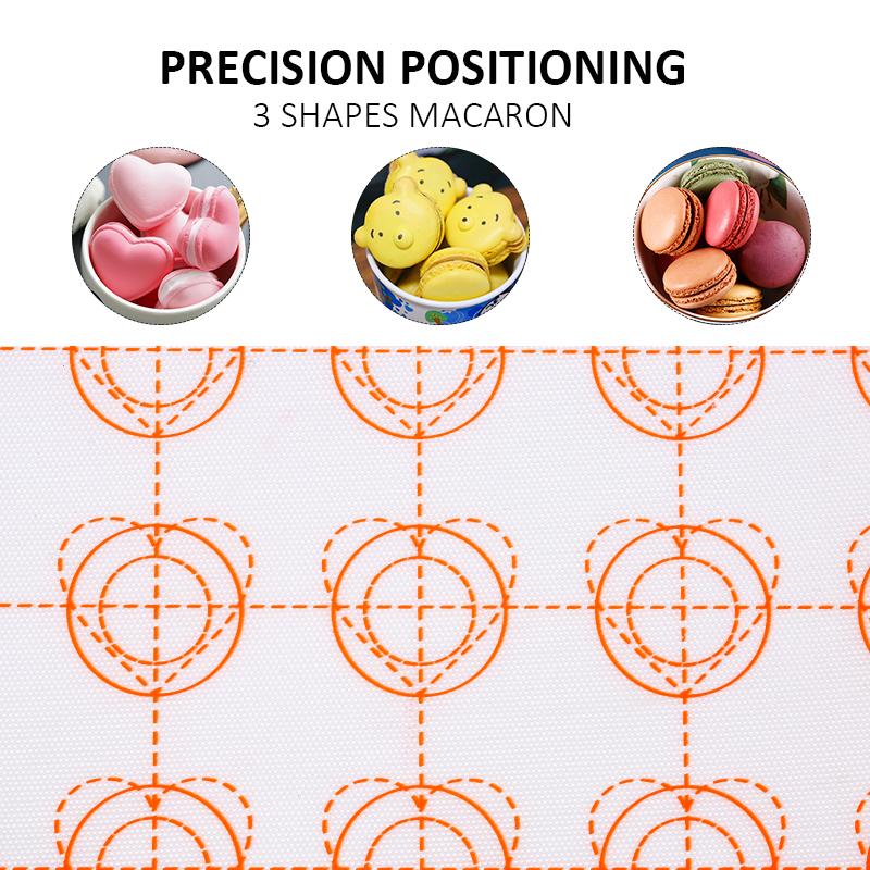 Силиконовый коврик для выпечки, антипригарный коврик для макарон, помадка, формы для выпечки, подставка для печенья, духовка для дома, тортов, кондитерские инструменты, коврики для раскатывания теста
