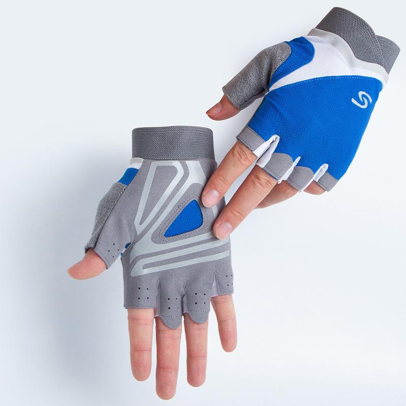 Фитнес-перчатки для женщин с полупальцами, против мозолей, для велоспорта, упражнений, йоги, дышащие, нескользящие, износостойкие, с защитой от солнца, парные, спортивные, велосипедные