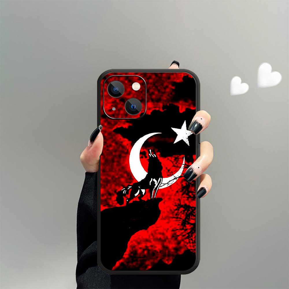 Чехол для телефона с турецким флагом Турции для iPhone Samsung Galaxy Redmi Xiaomi Oppo OnePlus Note SA 7 8 9 10 11 12 13 14 20 21 22 23 53 54 Pro Max Plus Ultra