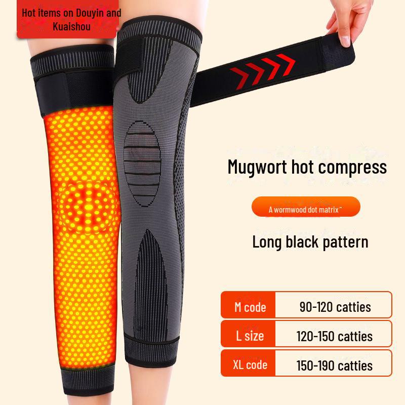Наколенники с полынью для тепла — согревающие леггинсы для прижигания для пожилых людей в холодную погоду