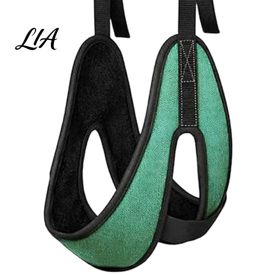 Neck Tension Relief Equipment Upgraded Over Door Traction Device, Adjustable Cervical Spine Stretching Harness for Home Fixation Strap Use,