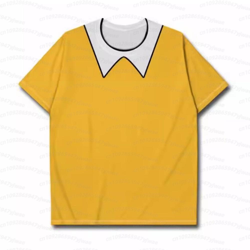 2026 Boys Girls Summer Doraemon Takeshi Gouda Nobi Nobita T-Shirt, Parent-Child Matching Top, Perfect Gift for Fans