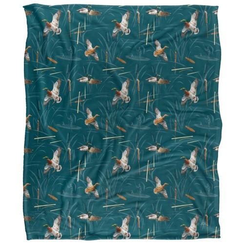 JQ Licensing Bs-Jp Silky Ducks Hunting Supersoft Blanket