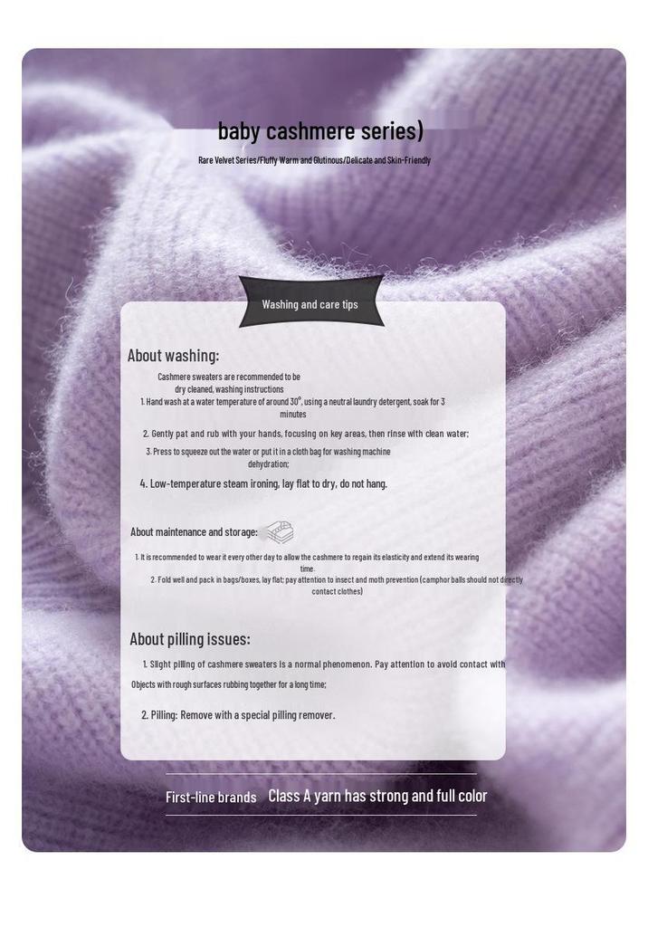 Women's Cashmere V-Neck Sweater - Thick, Loose, Solid Color for Autumn/Winter
