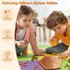 Fractal Tray Puzzle,Hilbert Curve Brain Teaser, Wooden Family Puzzle Game, Challenging Tangram-Style Learning & Entertainment