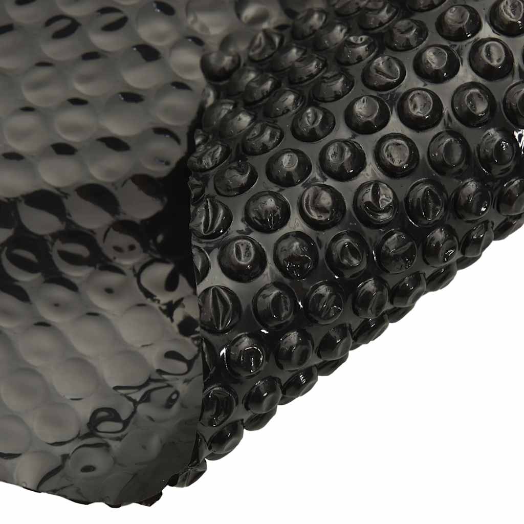vidaXL Poolabdeckung Schwarz 300x200 cm PE