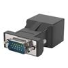 Конвертер VGA в Ethernet, Чистый сигнал, Прочность из АБС-пластика, Удлинитель VGA в адаптер RJ45 для видеосетей
