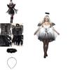 Halloween Womens Dark Angel Devil Costume Fancy Dress Ghost Bar Party Cosplay