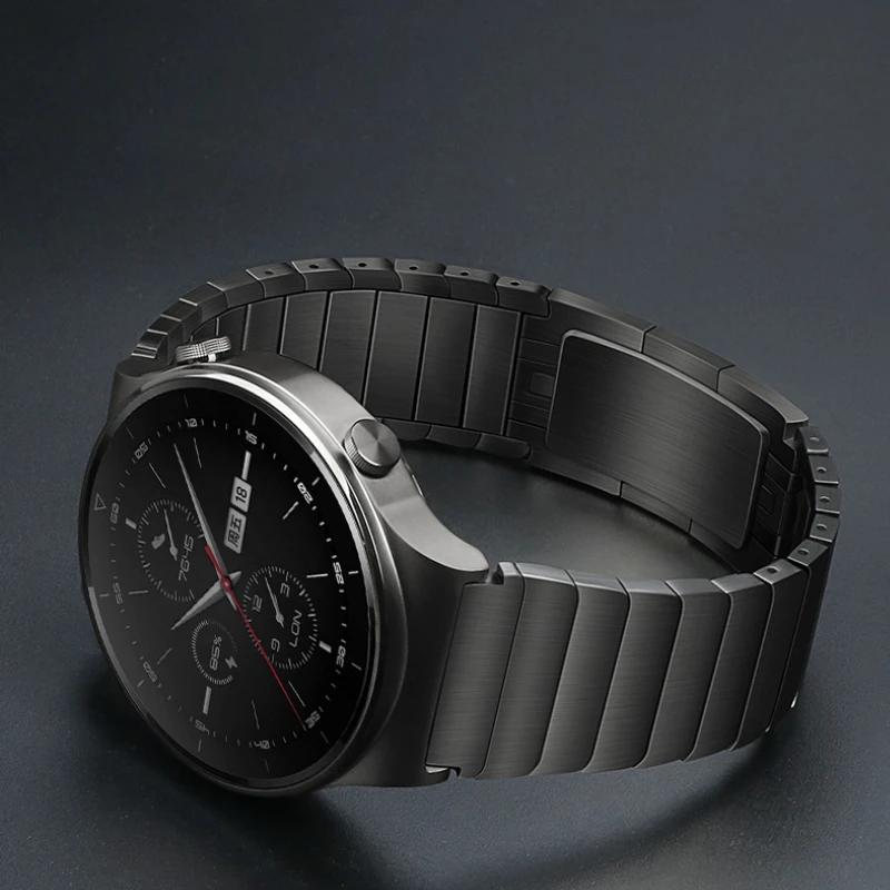 Металлический ремешок 22 мм для Huawei Watch 4/3/GT5-4-3-2 Pro 2e 46 мм Оригинальный браслет из нержавеющей стали Ремешок Amazfit GTR4 Samsung Gear S3