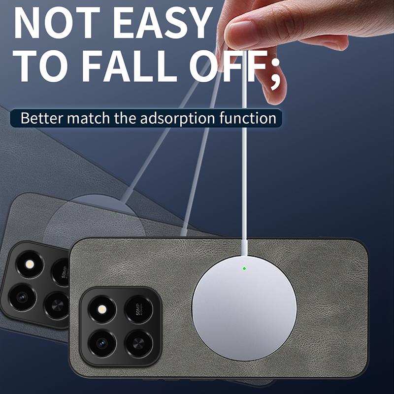 Чехол для Honor 400 Smart 5G для Magsafe, роскошная магнитная матовая крышка из овечьей кожи для Honor400 Smart X7d 4G, противоударный бампер