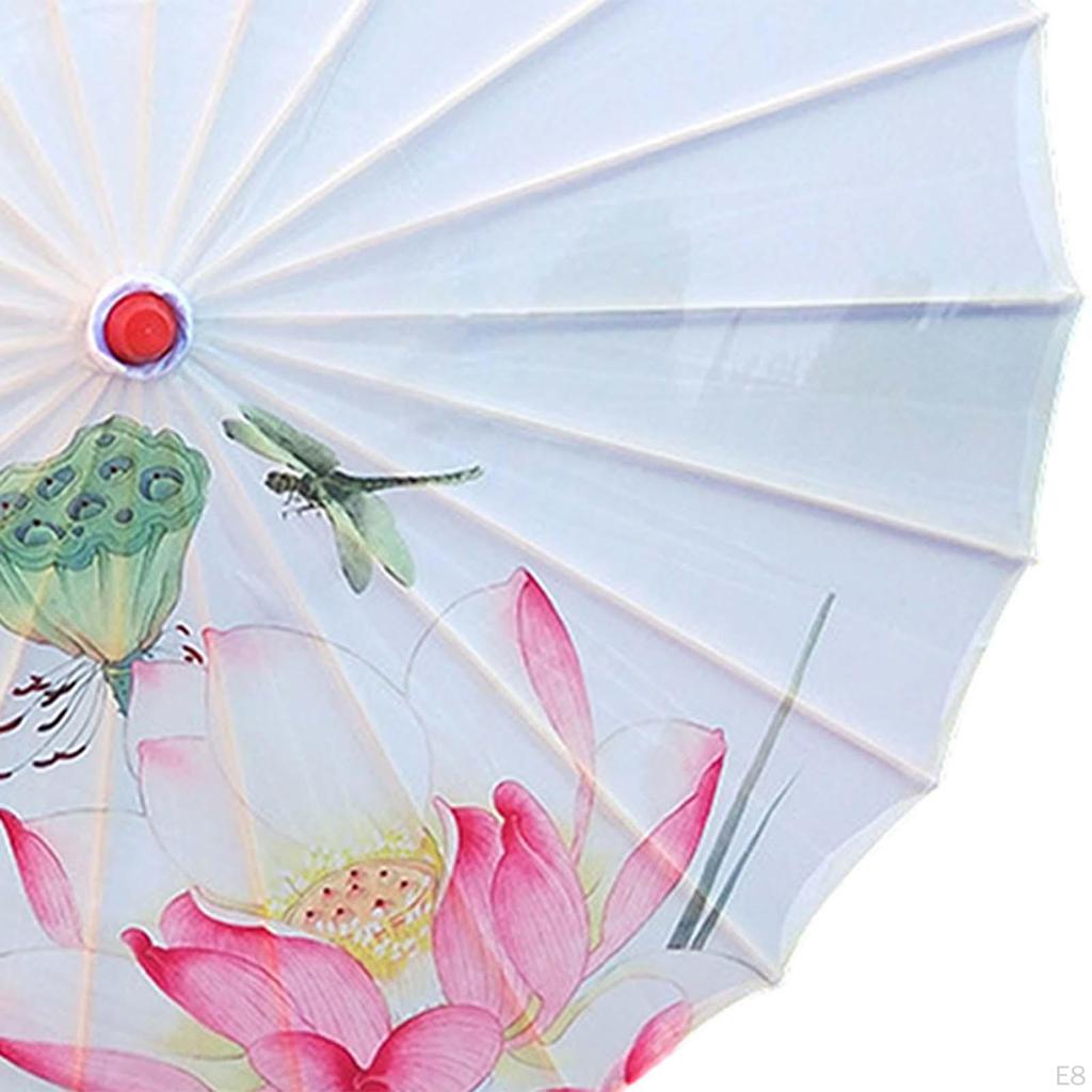 Chinese Oiled Paper Umbrella Art Classical Dance Decorative Antique for