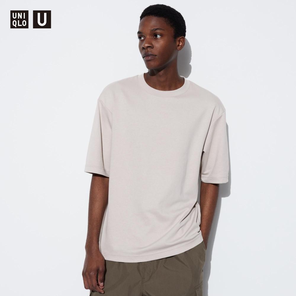 Uniqlo Футболка Japan Air Rhythm Cotton Oversize с рукавами 5 минут 
