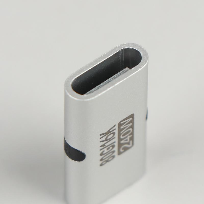 240 Вт Адаптер Type-C Женский-Женский Высокоскоростной PD Быстрая Зарядка USB C Удлинитель Конвертер для Игрового Ноутбука Док-станции