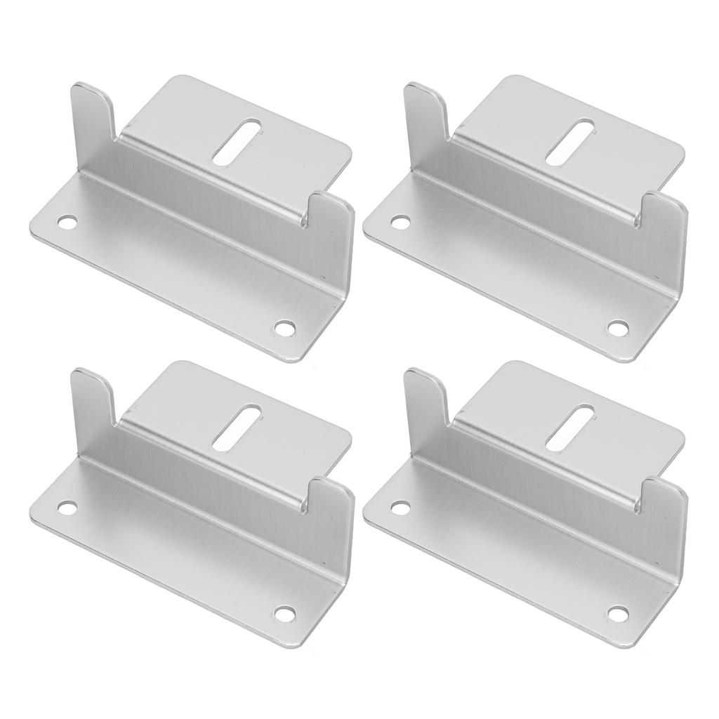 4 шт./компл. Монтажные Z-кронштейны для солнечных панелей из высокопрочного алюминиевого сплава для автомобилей, автодомов, яхт, судов