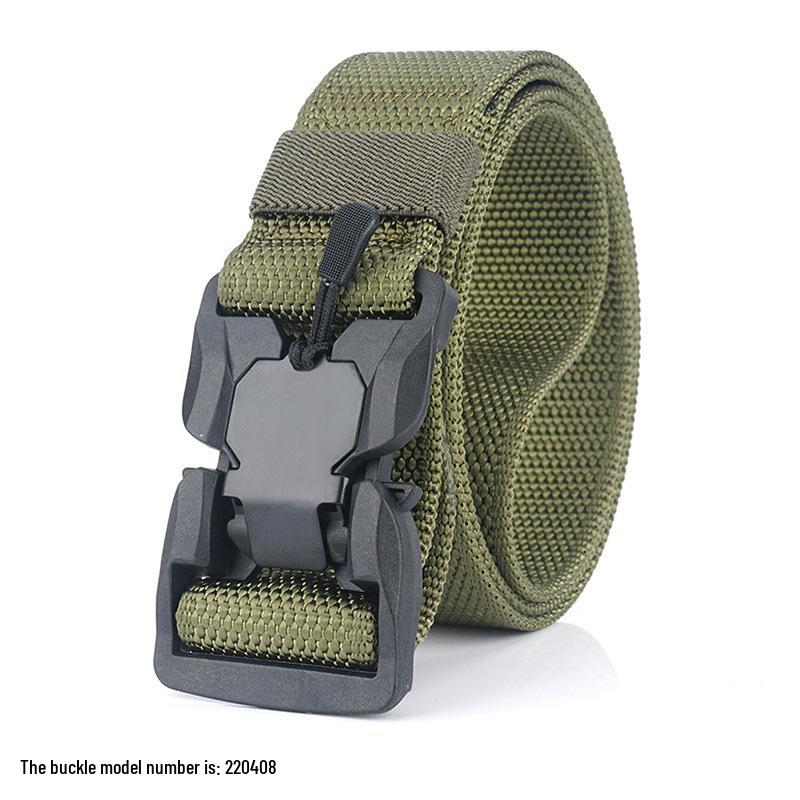Men's Tactical Outdoor Belt - Military, Work, Casual Canvas Nylon Leather