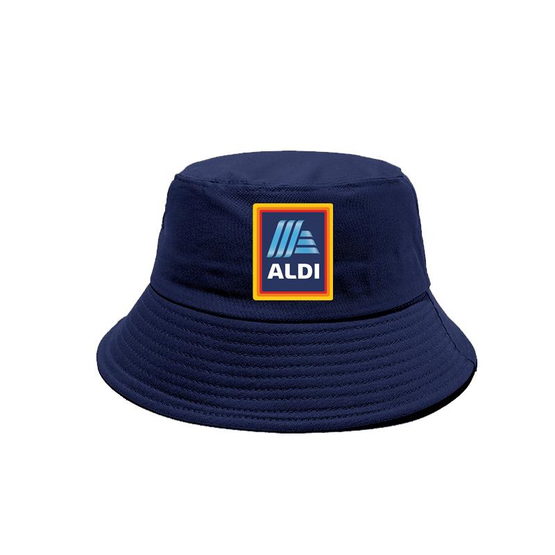 Aldi Market Bucket Hat Cap Unisex Women Unisex Panama Cap Outdoor Summer Adjustable Aldi Bob Caps MZ