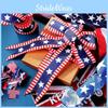 5 Yard Patriotic Ribbon In Red Blue White For Diy Decorations And Craft Projects