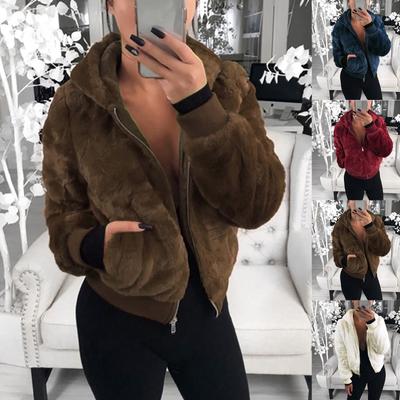 Женская модная стеганая однотонная куртка с капюшоном на молнии, свободная, мягкая, плотная, с карманами, осенне-зимняя куртка